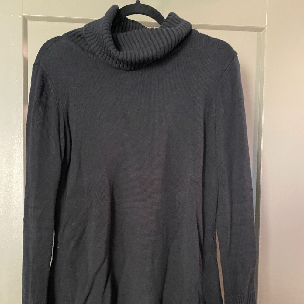 H by Halston Tunic Turtleneck Sweater